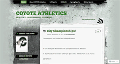 Desktop Screenshot of centennialcoyoteathletics.com